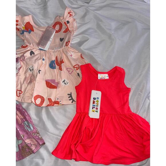 NWT Dot Dot Smile set of 5 Dresses with MSRP of $36 per Dress - Picture 4 of 12